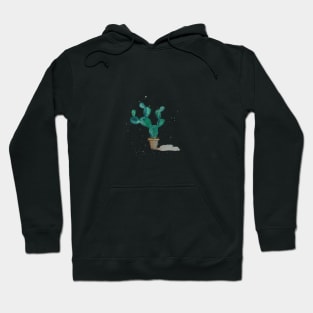 Watercolor Cactus artwork Hoodie